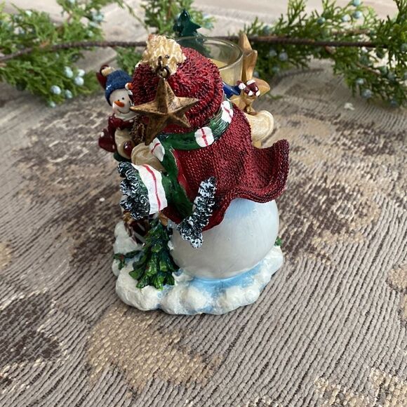 Home  Interiors  Snowman Candleholder  Decor - Picture 2 of 7